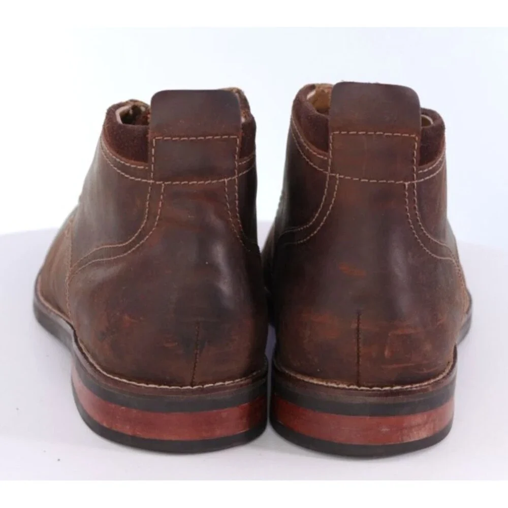 Cole Haan Ogden Stitch $180 Men's Chukka Boots Size 13 M Leather Brown C29881